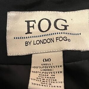 London Fog Classic Black Coat